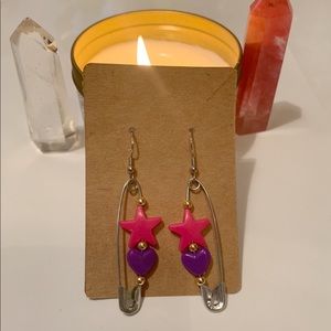 Safety Pin Earrings 💜